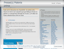 Tablet Screenshot of materiaprima.wordpress.com