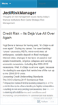 Mobile Screenshot of jediriskmanager.wordpress.com