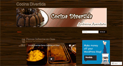 Desktop Screenshot of cocinadivertida.wordpress.com