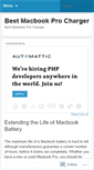 Mobile Screenshot of bestmacbookprocharger.wordpress.com