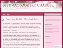 Tablet Screenshot of bestmacbookprocharger.wordpress.com