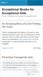 Mobile Screenshot of exceptionalbooks.wordpress.com
