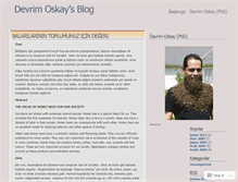 Tablet Screenshot of devrimoskay.wordpress.com