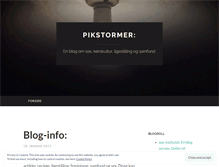 Tablet Screenshot of pikstormer.wordpress.com