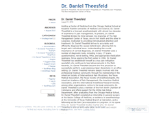 Tablet Screenshot of drdanieltheesfeld.wordpress.com