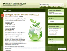 Tablet Screenshot of dynamiccleaning.wordpress.com