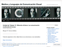 Tablet Screenshot of mediosylenguajesdecomunicacionvisual.wordpress.com
