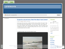 Tablet Screenshot of lotsyachts.wordpress.com