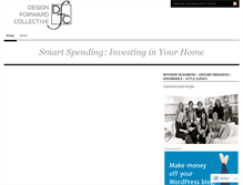 Tablet Screenshot of designforwardcollective.wordpress.com