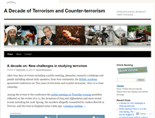 Tablet Screenshot of decadeofterrorismandcounterterrorism.wordpress.com