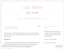 Tablet Screenshot of ladybarbie.wordpress.com