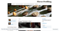 Desktop Screenshot of flavorprofiling.wordpress.com