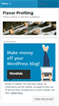 Mobile Screenshot of flavorprofiling.wordpress.com