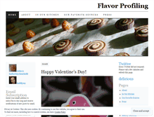 Tablet Screenshot of flavorprofiling.wordpress.com