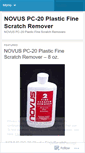 Mobile Screenshot of novuspc20plasticfinescratchremover.wordpress.com