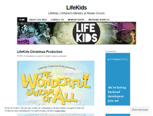 Tablet Screenshot of lifekidsbubbles.wordpress.com