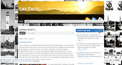 Desktop Screenshot of llifefacts.wordpress.com