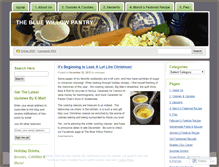 Tablet Screenshot of bluewillowpantry.wordpress.com