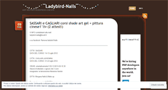 Desktop Screenshot of ladybirdnails81.wordpress.com