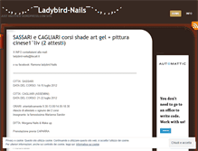 Tablet Screenshot of ladybirdnails81.wordpress.com