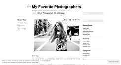 Desktop Screenshot of myfavouritephotographers.wordpress.com