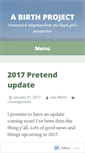 Mobile Screenshot of birthproject.wordpress.com