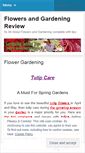 Mobile Screenshot of flowersreview.wordpress.com