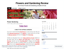 Tablet Screenshot of flowersreview.wordpress.com