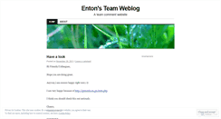 Desktop Screenshot of entonlam.wordpress.com