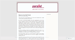 Desktop Screenshot of parallelpr.wordpress.com