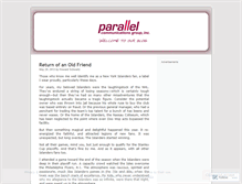 Tablet Screenshot of parallelpr.wordpress.com