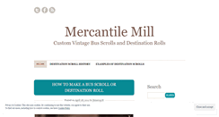 Desktop Screenshot of mercantilemill.wordpress.com