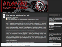 Tablet Screenshot of dylantatetattoos.wordpress.com