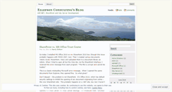Desktop Screenshot of ellefsonconsulting.wordpress.com