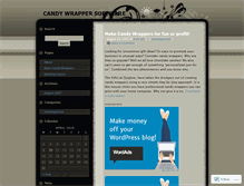 Tablet Screenshot of candywrapper.wordpress.com