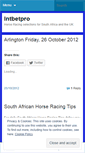 Mobile Screenshot of intbetpro.wordpress.com