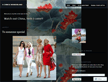 Tablet Screenshot of achinesewonderland.wordpress.com