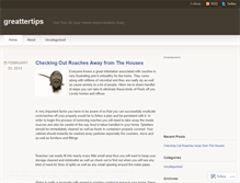 Tablet Screenshot of greattertips.wordpress.com