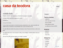 Tablet Screenshot of casadateodora.wordpress.com