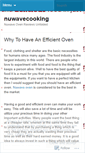 Mobile Screenshot of nuwavecooking.wordpress.com