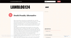 Desktop Screenshot of lawblog124.wordpress.com