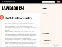 Tablet Screenshot of lawblog124.wordpress.com