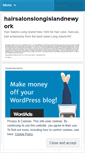 Mobile Screenshot of hairsalonslongislandnewyork.wordpress.com
