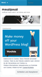 Mobile Screenshot of mauzipauzi.wordpress.com