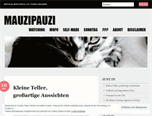 Tablet Screenshot of mauzipauzi.wordpress.com