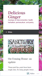 Mobile Screenshot of deliciousginger.wordpress.com