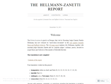 Tablet Screenshot of hellmannreport.wordpress.com