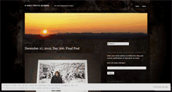Desktop Screenshot of adailyphotojournal.wordpress.com