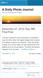 Mobile Screenshot of adailyphotojournal.wordpress.com
