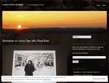 Tablet Screenshot of adailyphotojournal.wordpress.com